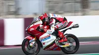 Andi Gilang Gas Pol, Tembus Posisi 5 FP1 Moto3 Doha