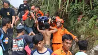 Pendaki bernama Reza Fauzi meninggal saat berada di puncak Gunung Sibayak diduga karena sakit.