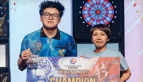 Mario Susanto Harumkan Indonesia, Sabet Gelar Juara Dartslive Open 2026 Malaysia