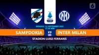 Sampdoria vs Inter Milan. (Liputan6.com/Niman)