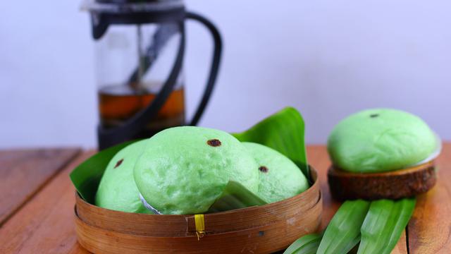 bakpao pandan cokelat