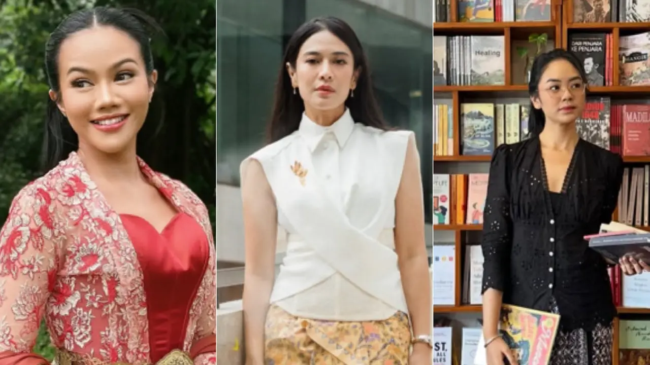 Publik Figur yang Sering Mengenakan Wastra Sehari-hari dan Terlihat Modern