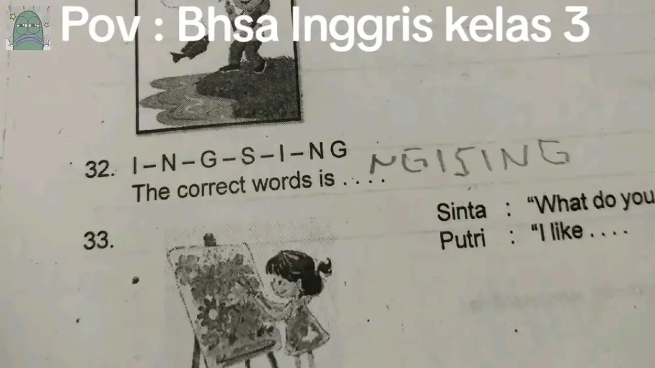 6 Jawaban Murid di Soal Susun Kata dan Kalimat Ini Nyeleneh, Guru Mikir Keras