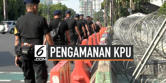 VIDEO: Jelang Penetapan Pemenang Pilpres 2019, KPU Dijaga Ketat