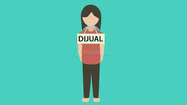 Ilustrasi perdagangan manusia.