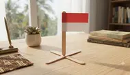 6 Cara Membuat Bendera Mini dari Stik Es Krim Bekas, Kreatif untuk Dekorasi Kemerdekaan
