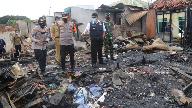 Korban Kebakaran di Palembang Dapat Bantuan Uang Sewa Rumah