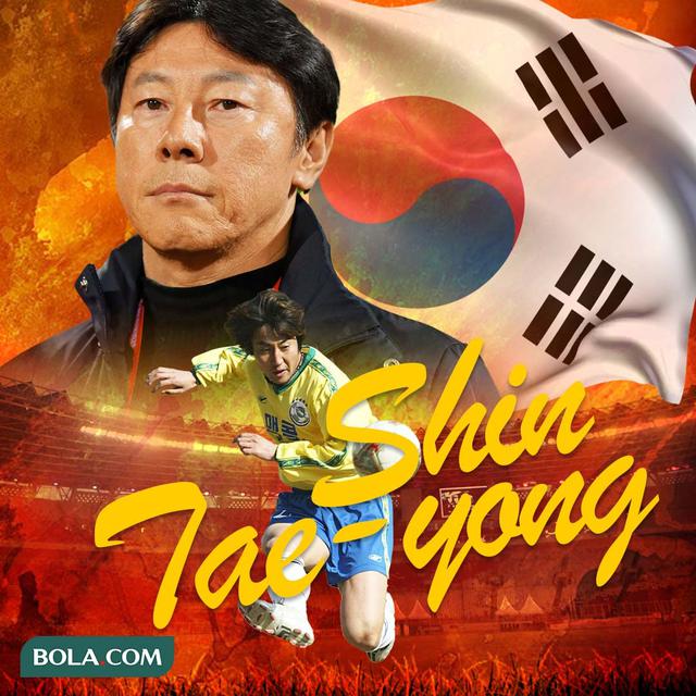 Ilustrasi - Shin Tae-yong saat masih jadi pemain dan saat jadi pelatih