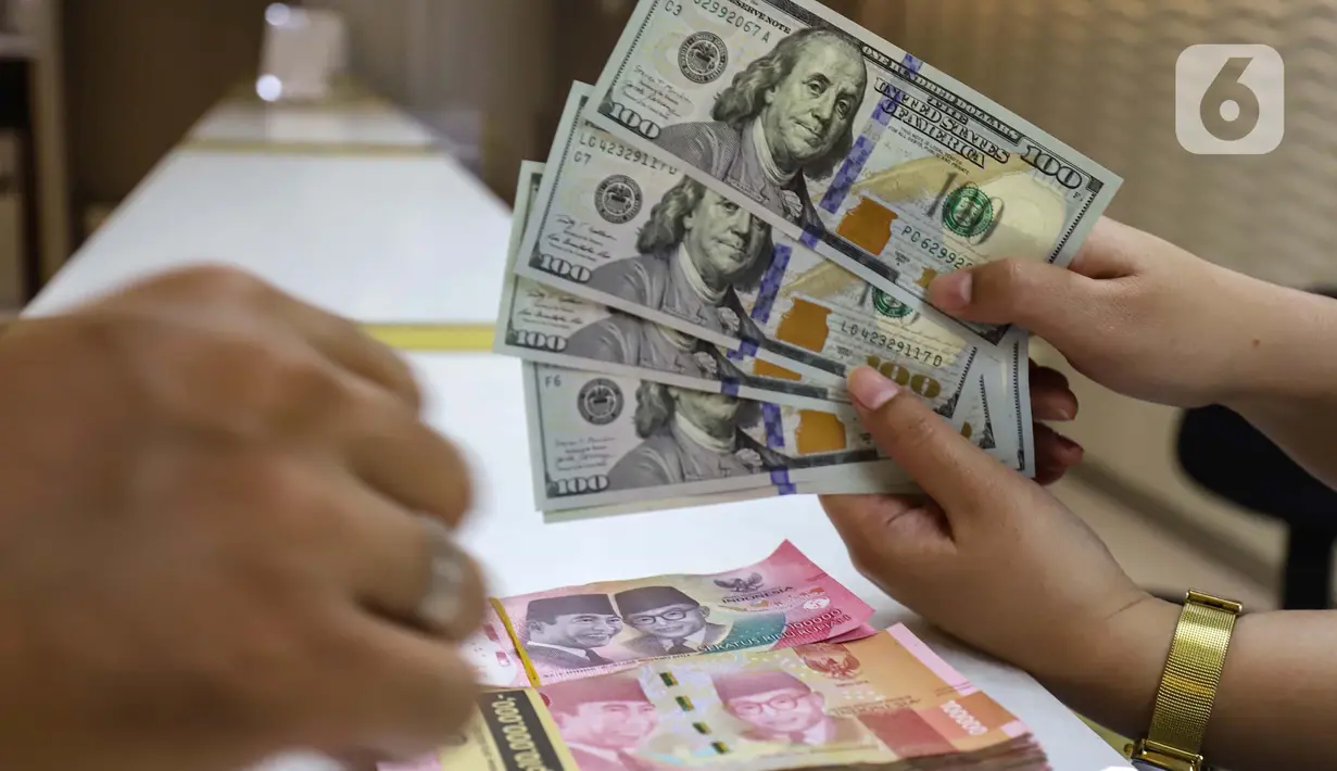 Bank Indonesia (BI) juga menjelaskan, pelemahan nilai tukar rupiah ini sejalan dengan pergerakan mata uang Asia. (Liputan6.com/Angga Yuniar)