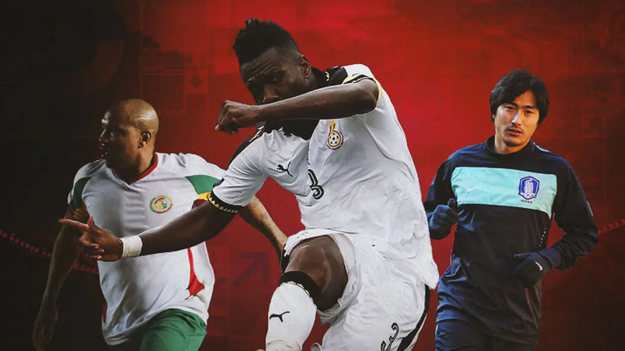 Piala Dunia - El-Hadji Diouf , Asamoah Gyan, Ahn Jung-hwan