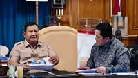 Menpora Erick Thohir, menghadap Presiden Republik Indonesia, Prabowo Subianto di kediaman pribadi di Hambalang, Jawa Barat, Jumat (19/6/2026).