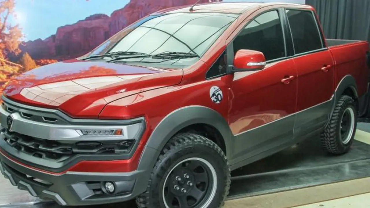 Tampang Pikap Konsep Proton Sesangar Ford Raptor