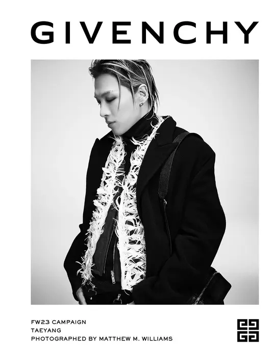 Diselipkan di bawah jaket pendek yang disesuaikan, berbulu halus gilet bulu angsa, dibuat dengan tangan di atas jaringan 4G, mengilustrasikan savoir-faire di atelier pria Givenchy.  [Foto: GIVENCHY]. [Foto: GIVENCHY].