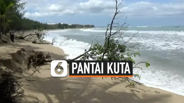 VIDEO: Gelombang Abrasi di Pantai Kuta