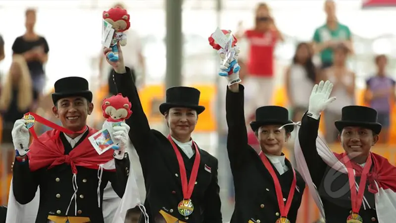 Tim Berkuda Indonesia rebut Emas SEA Games 2015