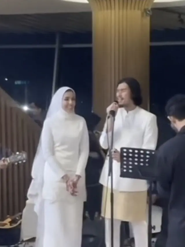 Virzha dan Sabrina menikah (TikTok/mrsfunny87)