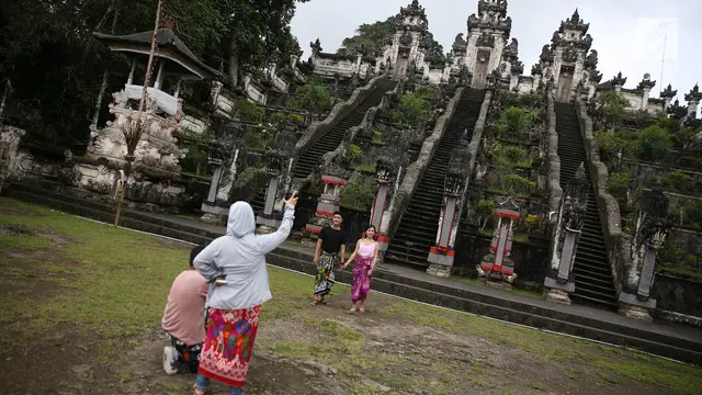 Dampak Gunung Agung, Pura Lempuyang Sepi Pengunjung
