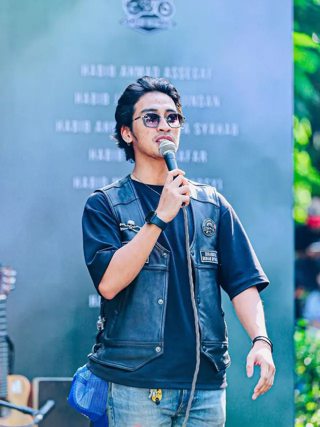 8 Potret Abidzar Al Ghifari Ikut Touring dengan Geng Motor, Curi Perhatian