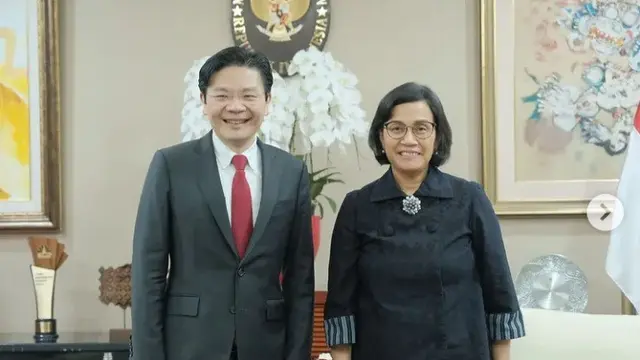 Menteri Keuangan Sri Mulyani Indrawati bertemu dengan Menteri Keuangan dan Pemimpin Generasi ke 4 (G4) Singapura