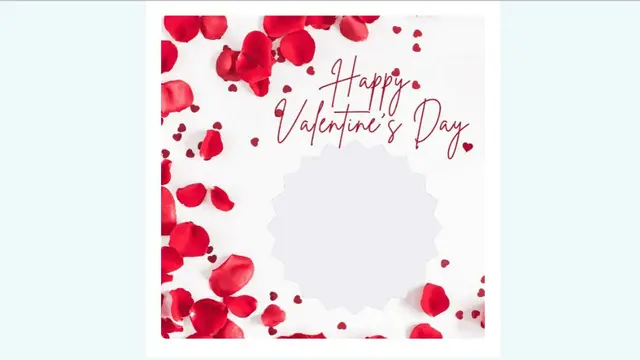 Twibbon Valentine Day atau Hari Valentine, Yuk Buat di Hari Kasih Sayang 14 Februari Ini.
