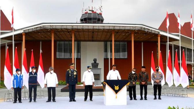 <p>Presiden Joko Widodo (Jokowi) resmikan proyek revitalisasi Bandara Halim Perdanakusuma, Rabu, 5 Oktober 2022 (Foto: Wijaya Karya/WIKA)</p>