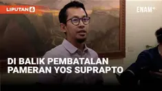Pameran tunggal Yos Suprapto bertema pangan di Galeri Nasional Indonesia, Jakarta, batal digelar meski telah dipersiapkan matang. Apa alasannya?