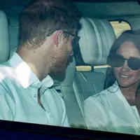 Meghan Markle dan Pangeran Harry menjalani geladi resik sebelum pernikahan. (E! News)