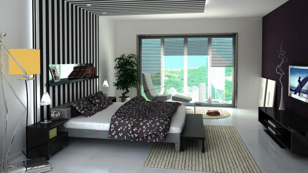 Langit-langit Kamar dengan Desain yang Menyejukkan Mata