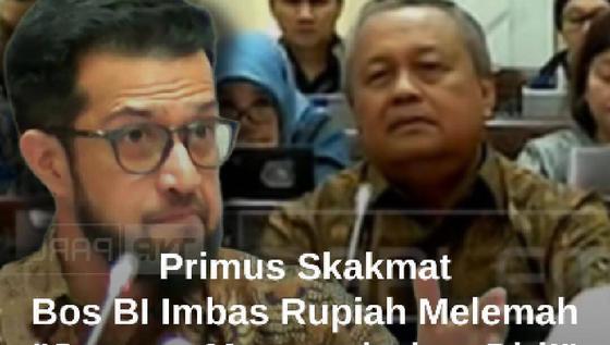 Primus Komisi XI PAN Skakmat Gubenur BI Imbas Rupiah Anjlok: Saatnya Mengundurkan Diri!