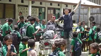 Wheel Story Gelar Charity di Sekolah Hunu-Uchu, Timor Leste
