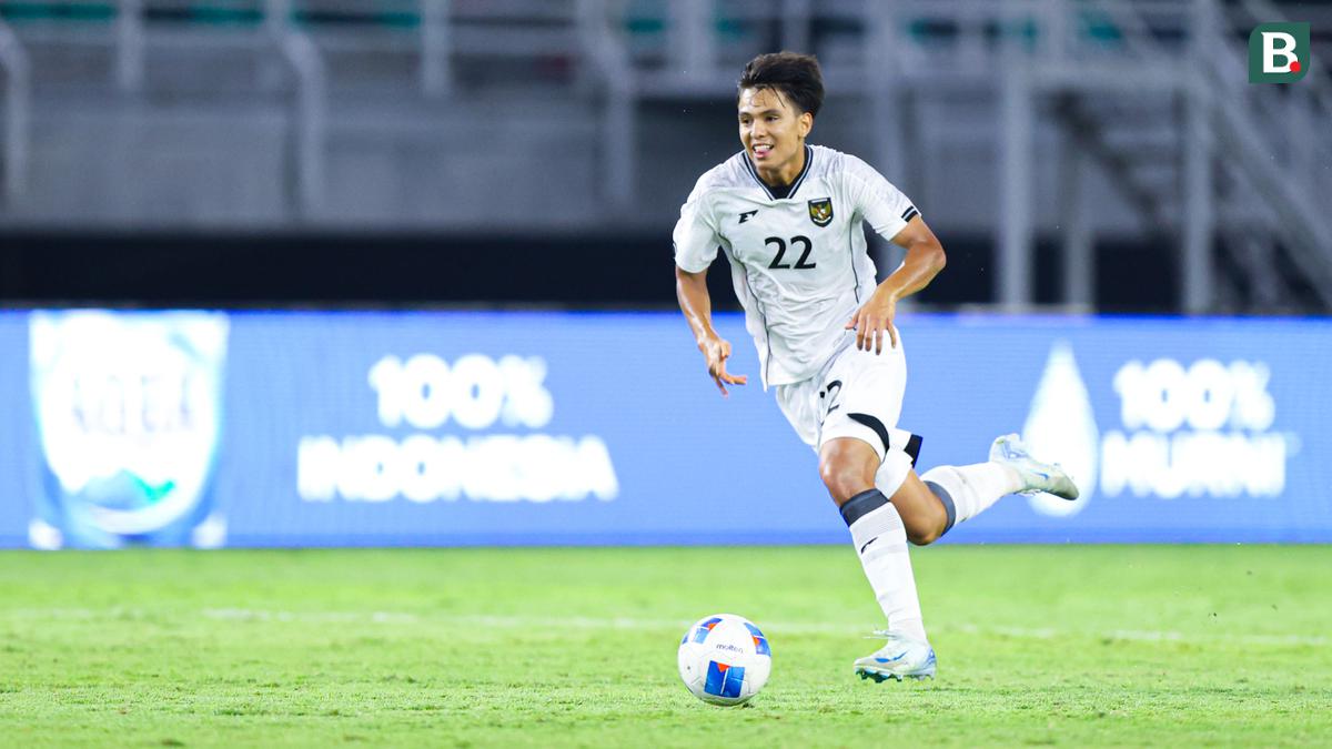 Foto: Melihat Debut Adrian Wibowo Bersama Timnas Indonesia, Tuai Pujian dan Sukses Curi Perhatian