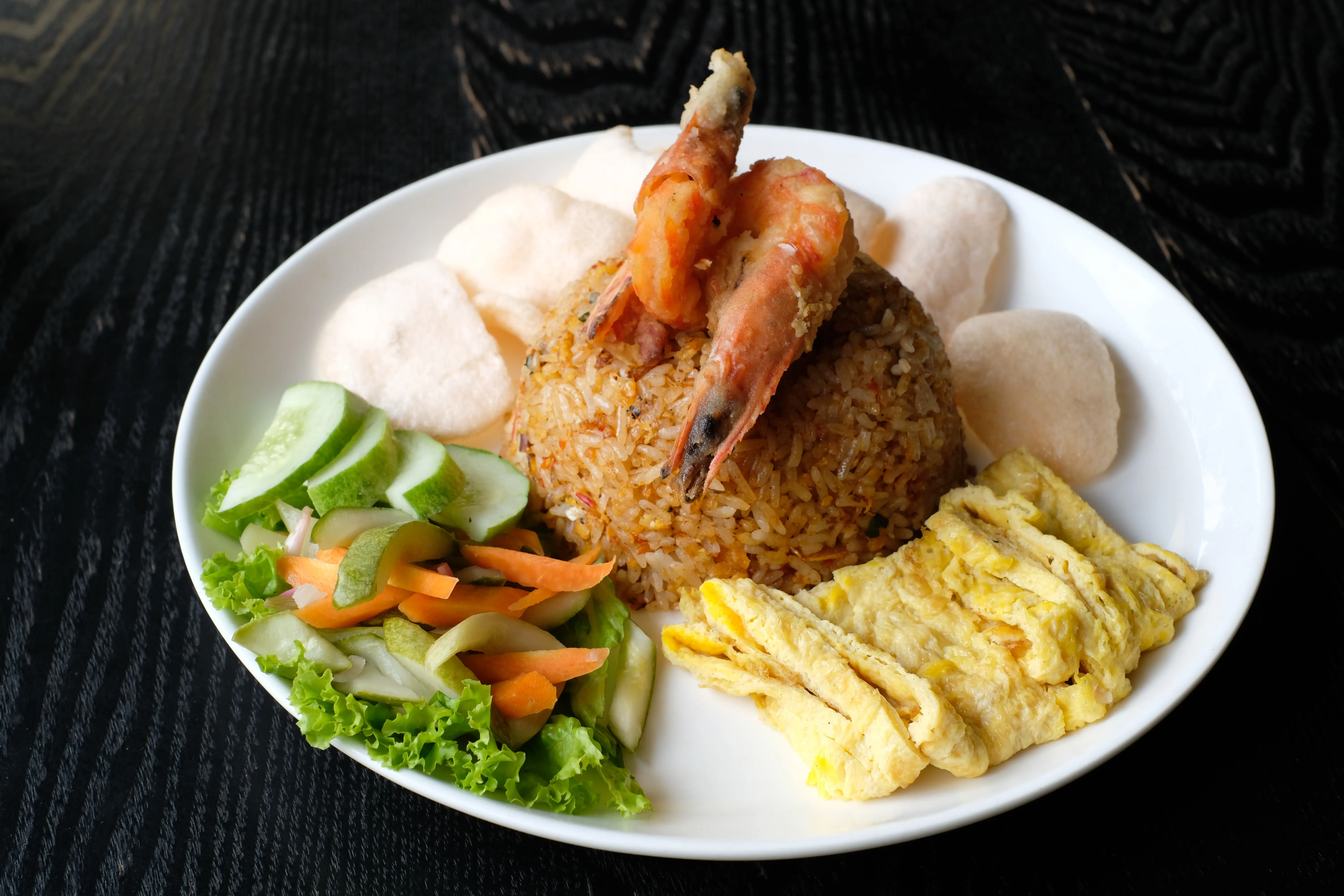 Nasi goreng udang Amo’s Kitchen (Foto: Big Dish)