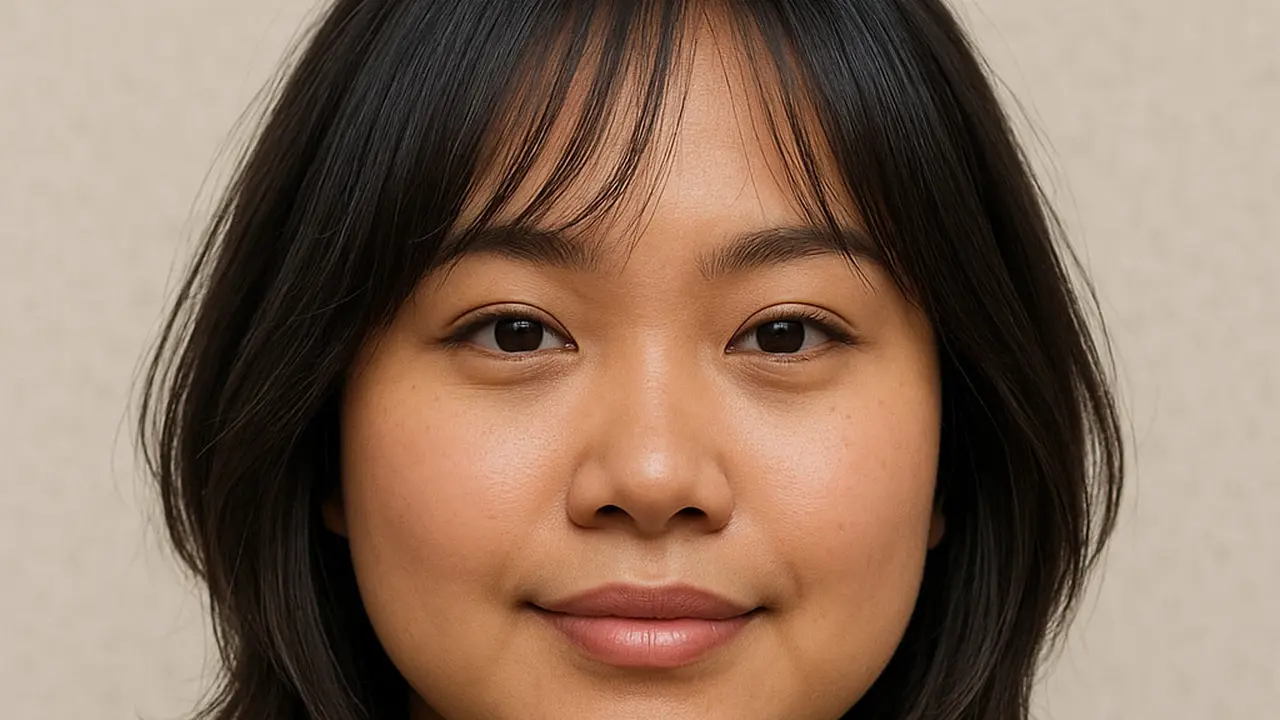 Model Rambut Bob Layer untuk Wajah Bulat (Image by ChatGPT)