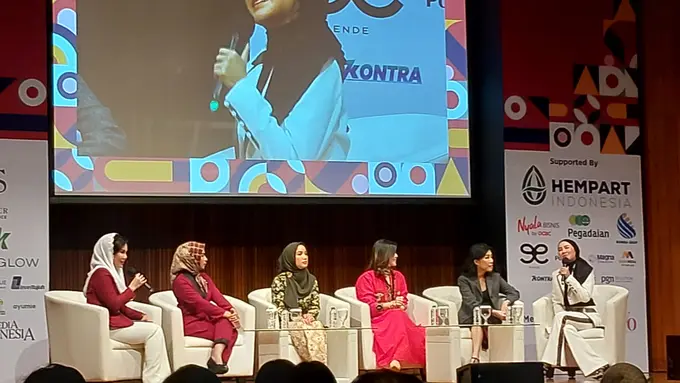 Shandy Purnamasari hadir menjadi pembicara di Event Pelantikan HIPMI Womenpreneur