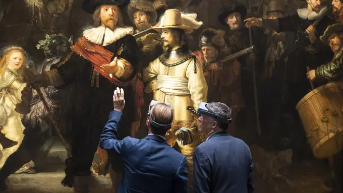 Restorasi Lukisan Terkenal Sepanjang Sejarah Dipertontonkan di Depan Publik