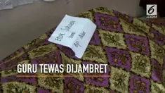 Seorang guru tewas setelah menjadi korban jambret di Purwakarta.