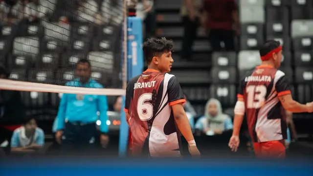 9 Potret Aksi Jirayut di Laga Pembuka Fun Volley Ball 2024, Jadi MVP