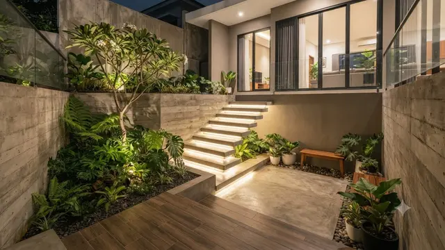 Model Sunken Garden yang Sedang Naik Daun di Pinterest