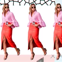 Padu padan busana kemeja warna pastel ala street styler. (Image: Steal The Look/Pinterest. DI: Muhammad Iqbal Nurfajri)