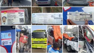 Avanza Hantam Truk Berhenti di Tol Cijago, Sopir Tewas