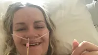 Perjuangan seorang perempuan bernama Angela Primachenko yang melahirkan dalam keadaan koma yang diinduksi secara medis dari corona Covid-19. (dok. Instagram @angela_primo/https://www.instagram.com/p/B-vTypvn8xb/)