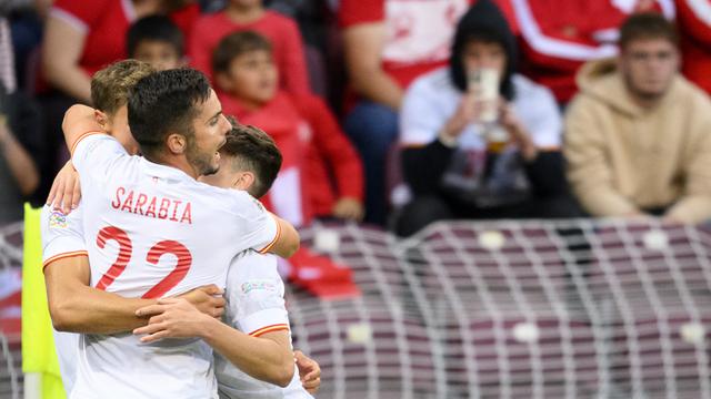 FOTO: Spanyol Menang Tipis Lawan Swiss di UEFA Nations League