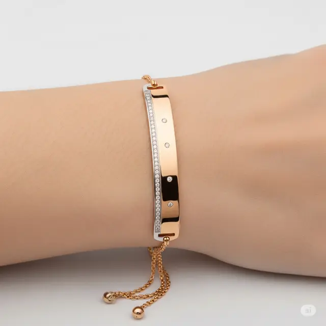 9 Model Gelang Plat Emas Terbaik untuk Gaya Elegan Anda