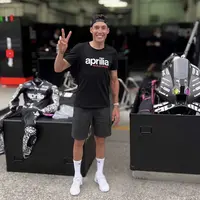 Kehebohan Pembalap Aleix Espargaro di MotoGP Mandalika dari Posting Ibu-ibu Boncengan Sampai Meet & Greet/@aleixespargaro