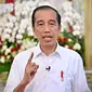 Presiden Jokowi menyatakan bahwa sepak bola Indonesia tidak dikenakan sanksi FIFA buntut tragedi Kanjuruhan Malang. (Foto: Sekretariat Presiden)