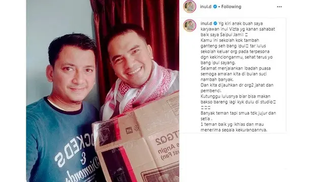 7 Potret Persahabatan Inul Daratista dan Saipul Jamil, Curi Perhatian