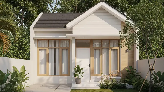 Inspirasi Rumah Kecil Estetik dengan Budget Hemat/ Ilustrasi AI