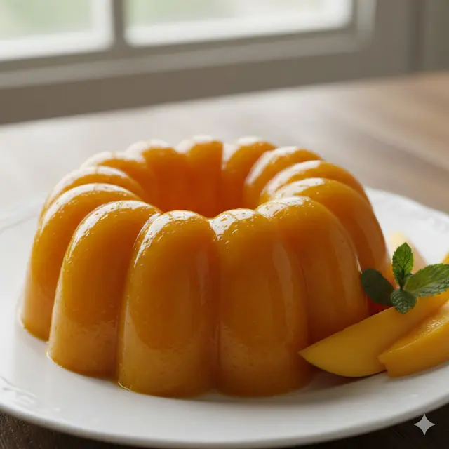 Resep puding tanpa susu (Foto: Gemini AI)