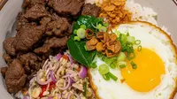 Resep Rice Bowl Daging Kurban Sambal Matah, Olahan Praktis dan Menggugah Selera