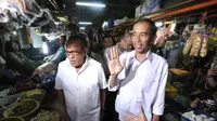 Aburizal Bakrie dan Jokowi. (Antara Foto)